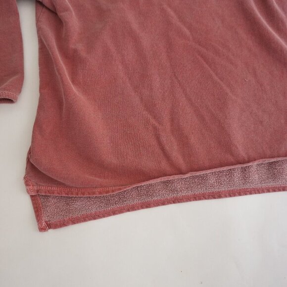 Vintage Allegro Maroon Button Collar 100% Cotton Lightweight Sweater XL - Picture 6 of 9